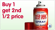 Buy 1 get 2nd 1/2 price